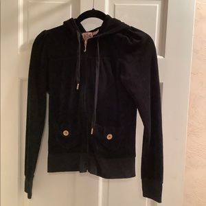 Juicy Couture black hoodie size M
